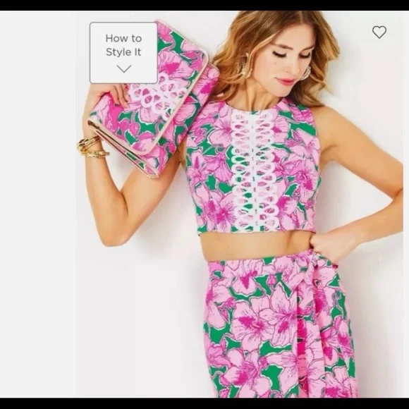 Lilly Pulitzer NWT Leif Maxi Set in
Hibiss Kiss Print Size 8 - Picture 5 of 13